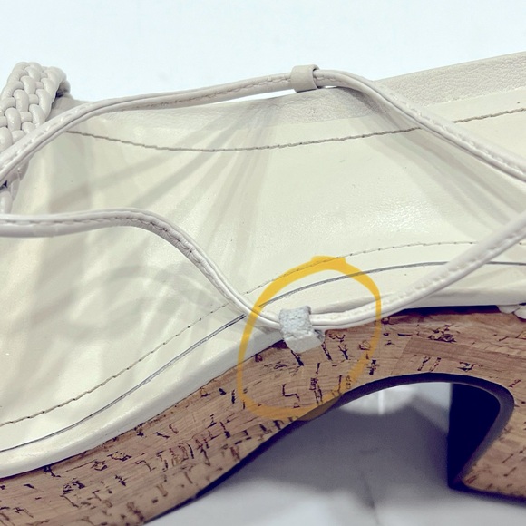 SCHUTZ Maxima Cutout Cork Sandal, size 8.5 - Picture 7 of 7